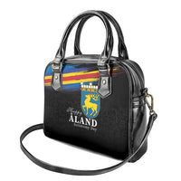 Happy Aland's Autonomy Day Shoulder Handbag Coat Of Arms