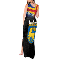 Happy Aland's Autonomy Day Tank Maxi Dress Coat Of Arms