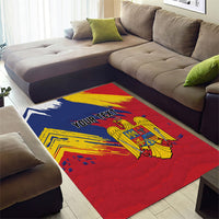 Personalized Romania Flag Day Area Rug Royal Eagle Patriotic Heritage