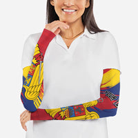 Personalized Romania Flag Day Arm Sleeves Royal Eagle Patriotic Heritage