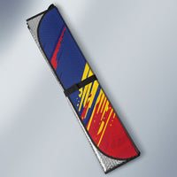 Personalized Romania Flag Day Auto Sun Shade Royal Eagle Patriotic Heritage
