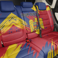 Personalized Romania Flag Day Back Car Seat Cover Royal Eagle Patriotic Heritage