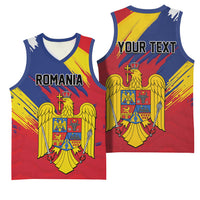 Personalized Romania Flag Day Basketball Jersey Royal Eagle Patriotic Heritage