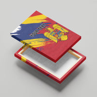 Personalized Romania Flag Day Canvas Wall Art Royal Eagle Patriotic Heritage