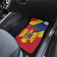 Personalized Romania Flag Day Car Mats Royal Eagle Patriotic Heritage