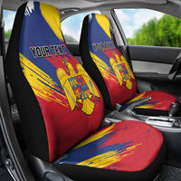 Personalized Romania Flag Day Car Seat Cover Royal Eagle Patriotic Heritage