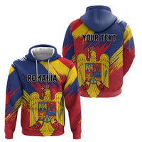 Personalized Romania Flag Day Hoodie Royal Eagle Patriotic Heritage