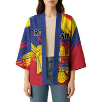 Personalized Romania Flag Day Kimono Royal Eagle Patriotic Heritage