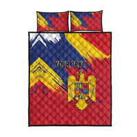 Personalized Romania Flag Day Quilt Bed Set Royal Eagle Patriotic Heritage