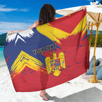 Personalized Romania Flag Day Sarong Royal Eagle Patriotic Heritage