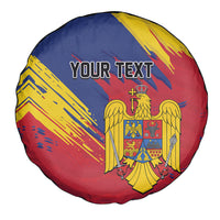 Personalized Romania Flag Day Spare Tire Cover Royal Eagle Patriotic Heritage