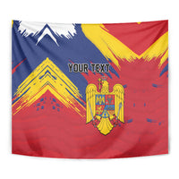 Personalized Romania Flag Day Tapestry Royal Eagle Patriotic Heritage