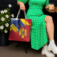 Personalized Romania Flag Day Tote Bag Royal Eagle Patriotic Heritage