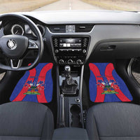 Personalized Haiti Coat Of Arms Car Mats With Flag Color - Wonder Print Shop