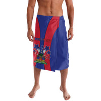 Personalized Haiti Coat Of Arms Lavalava With Flag Color - Wonder Print Shop