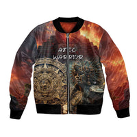 Personalized Mexican Aztec Warriors Bomber Jacket - Wonder Print Shop