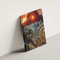 Personalized Mexican Aztec Warriors Canvas Wall Art - Wonder Print Shop