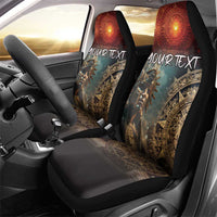 Personalized Mexican Aztec Warriors Car Seat Cover - Wonder Print Shop