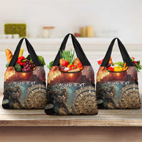 Personalized Mexican Aztec Warriors Grocery Bag