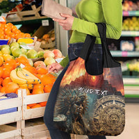 Personalized Mexican Aztec Warriors Grocery Bag