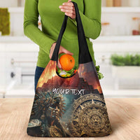 Personalized Mexican Aztec Warriors Grocery Bag