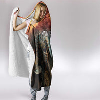 Personalized Mexican Aztec Warriors Hooded Blanket