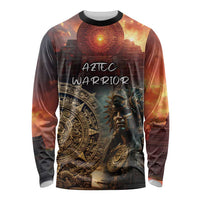 Personalized Mexican Aztec Warriors Long Sleeve Shirt - Wonder Print Shop
