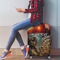 Personalized Mexican Aztec Warriors Luggage Cover - Wonder Print Shop
