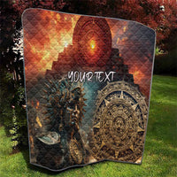 Personalized Mexican Aztec Warriors Quilt - Wonder Print Shop
