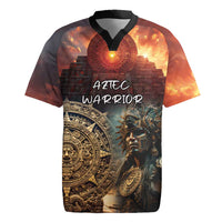 Personalized Mexican Aztec Warriors Rugby Jersey - Wonder Print Shop