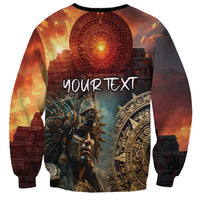 Personalized Mexican Aztec Warriors Sweatshirt - Wonder Print Shop