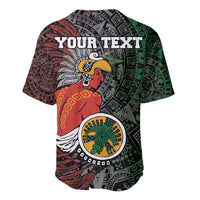 Personalized Mexican Tribal Aztec Warriors Baseball Jersey Aztec Sun God - Wonder Print Shop