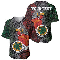 Personalized Mexican Tribal Aztec Warriors Baseball Jersey Aztec Sun God - Wonder Print Shop