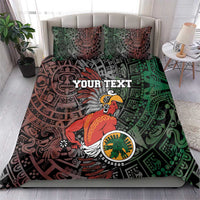 Personalized Mexican Tribal Aztec Warriors Bedding Set Aztec Sun God - Wonder Print Shop
