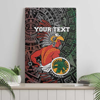Personalized Mexican Tribal Aztec Warriors Canvas Wall Art Aztec Sun God - Wonder Print Shop