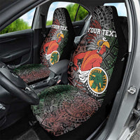 Personalized Mexican Tribal Aztec Warriors Car Seat Cover Aztec Sun God - Wonder Print Shop