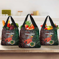Personalized Mexican Tribal Aztec Warriors Grocery Bag Aztec Sun God