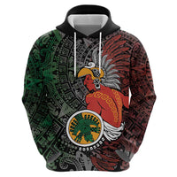 Personalized Mexican Tribal Aztec Warriors Hoodie Aztec Sun God - Wonder Print Shop
