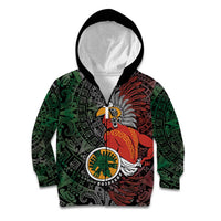 Personalized Mexican Tribal Aztec Warriors Kid Hoodie Aztec Sun God - Wonder Print Shop