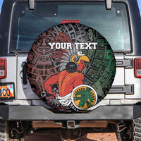 Personalized Mexican Tribal Aztec Warriors Spare Tire Cover Aztec Sun God - Wonder Print Shop