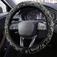 Mexican Tribal Aztec Warriors Steering Wheel Cover Aztec Sun God - Wonder Print Shop