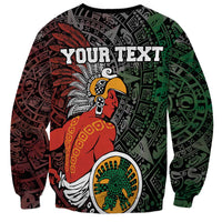 Personalized Mexican Tribal Aztec Warriors Sweatshirt Aztec Sun God - Wonder Print Shop