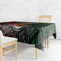 Personalized Mexican Tribal Aztec Warriors Tablecloth Aztec Sun God - Wonder Print Shop
