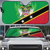 Personalized Saint Kitts And Nevis Auto Sun Shade Country Above Self - Wonder Print Shop