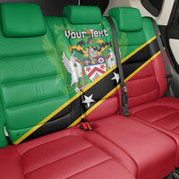 Personalized Saint Kitts And Nevis Back Car Seat Cover Country Above Self - Wonder Print Shop