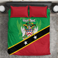 Personalized Saint Kitts And Nevis Bedding Set Country Above Self - Wonder Print Shop
