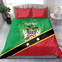 Personalized Saint Kitts And Nevis Bedding Set Country Above Self - Wonder Print Shop