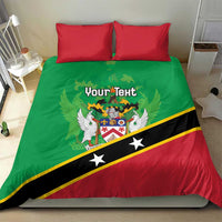 Personalized Saint Kitts And Nevis Bedding Set Country Above Self - Wonder Print Shop
