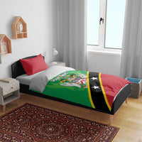 Personalized Saint Kitts And Nevis Bedding Set Country Above Self - Wonder Print Shop