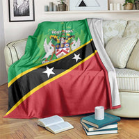 Personalized Saint Kitts And Nevis Blanket Country Above Self - Wonder Print Shop